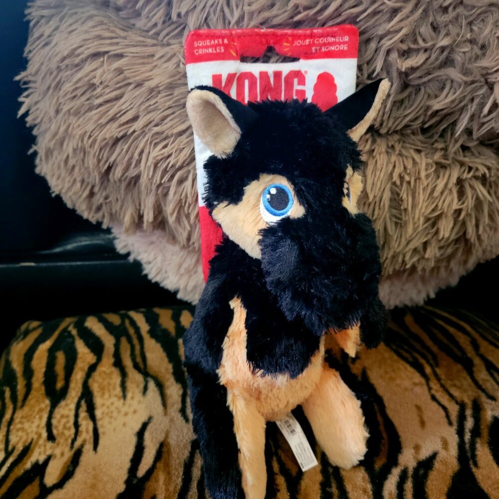 Kong Dog Comforts Fritz Puppy Stuffed Rottweiler  sz. med. New ea.